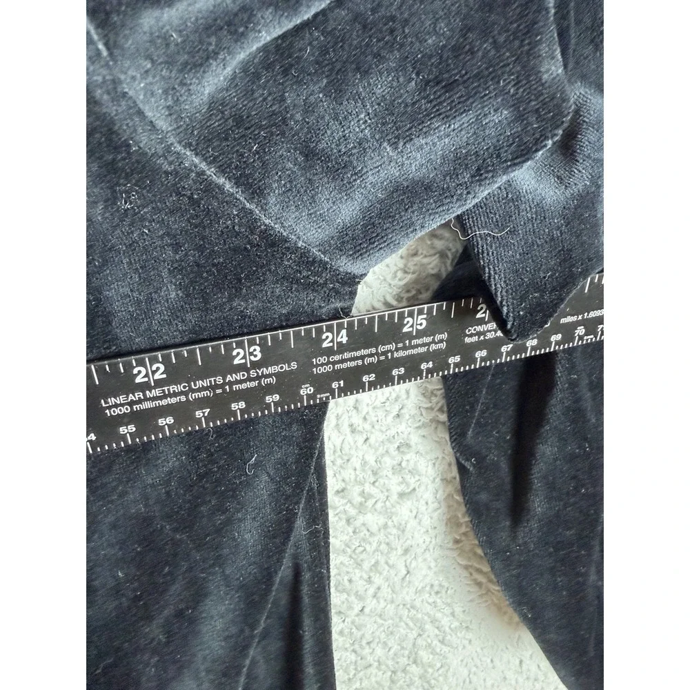 Sweatsedo Jacket Mens XL Black Velour Track Zip Up Retro NWT